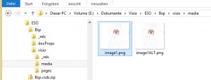 Das XML-Archiv mit dem alten und dem neuen Bild