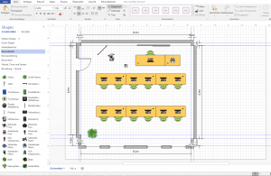 Raumplan mit Visio 2016