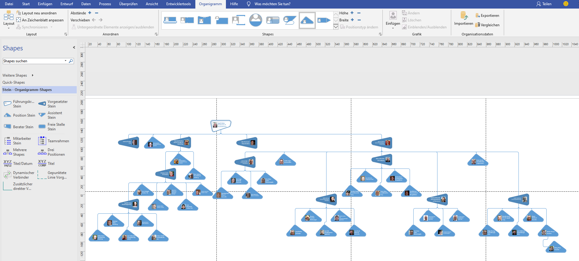 Organigramm Visio Training